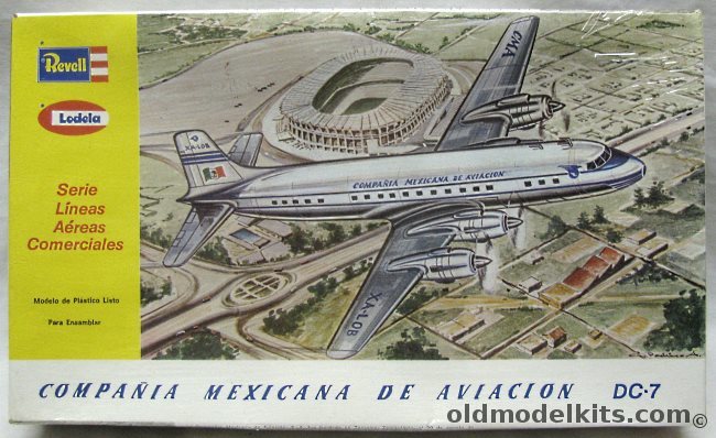 Revell 1/122 Douglas DC-7 Compania Mexicana De Aviacion, H222 plastic model kit